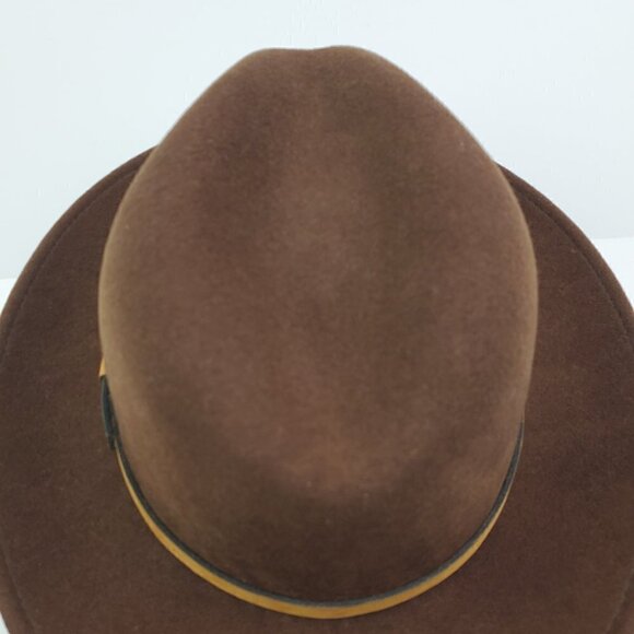 Dorfman Pacific Wool Felt Hat Indiana Jones Style Vintage Made in USA Medium - Picture 11 of 13